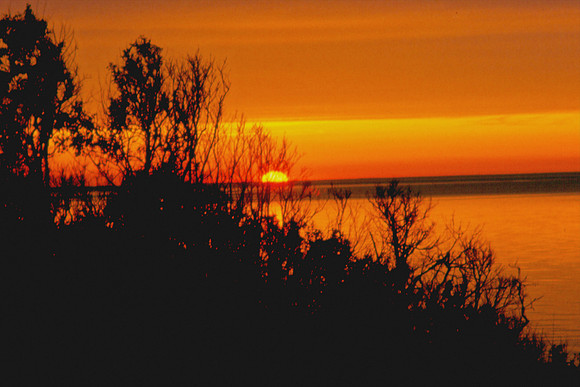 lake sunset